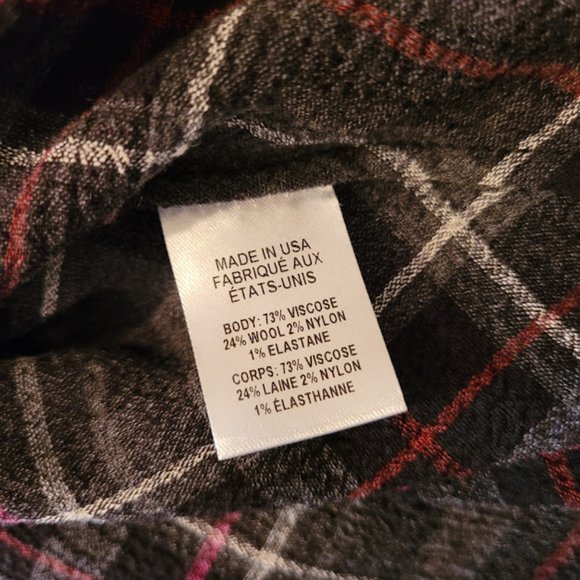 Public School Wore on TV Plaid Print Crew Neck Sleeveless Top Hollywood Preppy - Picture 6 of 9